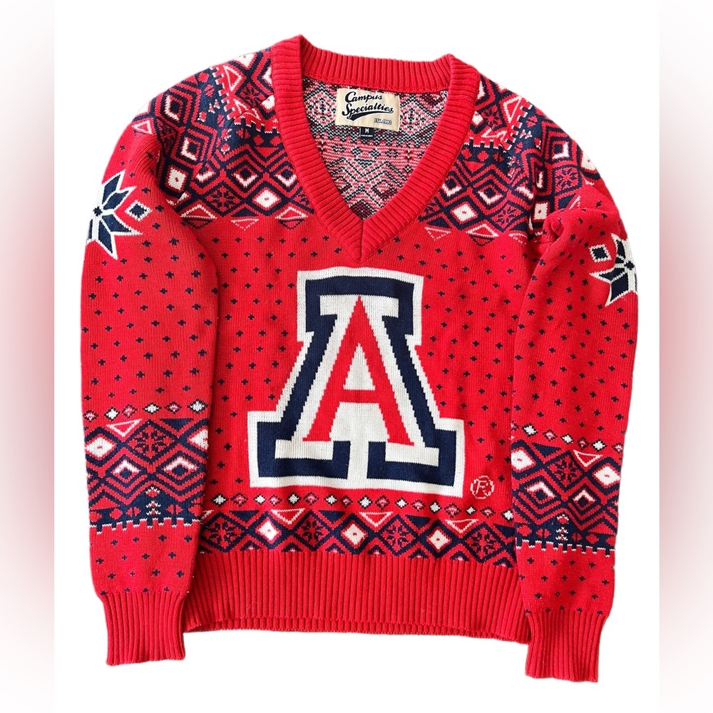 Ugly Campus Sweater Red Crew Neck